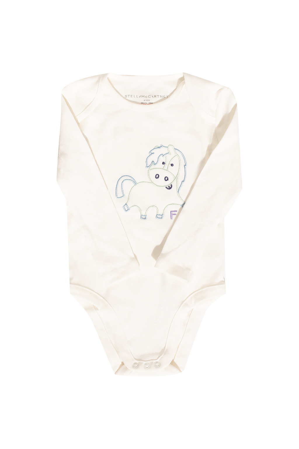 Stella McCartney Kids romper suit with animal motif stella mccartney kids jumpsuit